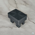 Grundträger kurz für Metallpfosten 60 x 40 mm - Fencies