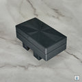 Grundträger mit Steg für Metallpfosten 60 x 40 mm - Fencies